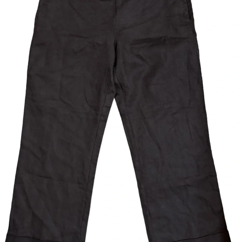 NWT OLD NAVY RETAL: $44 SUMMER CHOCOLATE LINEN ANKLE PANT SZ: 2 #Y - Picture 8 of 11